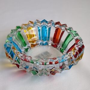 Glass Multicolor 5" Ashtray